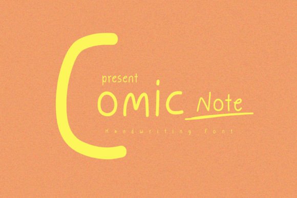 Comic Note: The Handwritten Font That Adds Instant Character