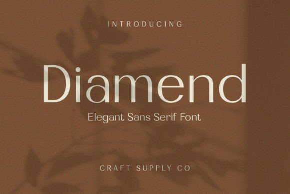 Diamend: A Modern Typeface for Elegant Design Projects