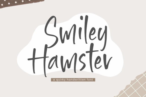 Discovering the Elegant Flow of the Smiley Hamster Typeface