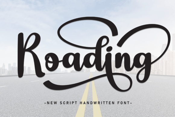Roading: A Sweet Handwritten Font for Creative Projects
