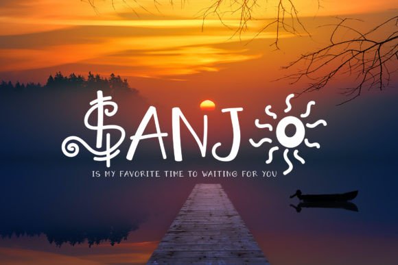 Sanjo: A Handcrafted Display Font for Authentic Design