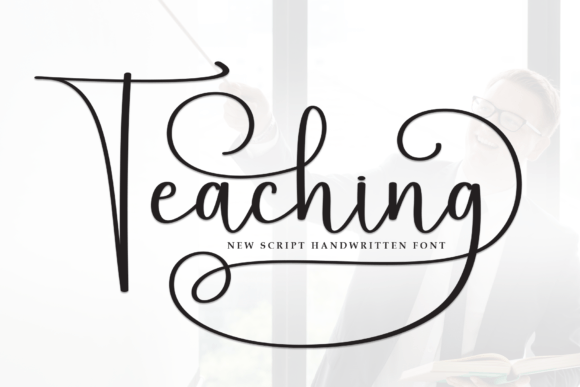 The Elegant Flow of Teaching: A Font for Creative Expression